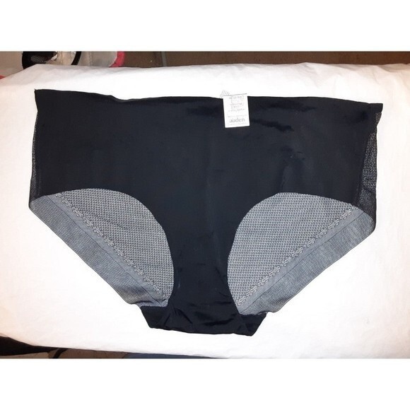 Auden 4X Black Mesh Panties 2 pairs lot NWT - Picture 6 of 7